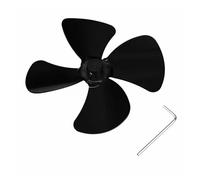 ZGJIAJU Ventilatore Bruciatori Legna 5 Pale Albero Di Natale Ventilatore Alimentato A Calore For Camino Circolazione Aria Calda For Stufa A Legna For A(A 12.5CMX12.5CM)