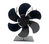 ZGJIAJU Ventilatore Bruciatori Legna Ventilatore For Stufa Alimentato A Calore A 6 Pale Mini For Camino Bruciatore A Legna For Ecologico Termoventilatore Silenzioso For Distribuzione Efficiente Del