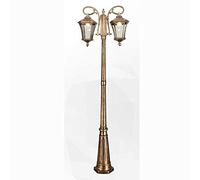 ZGJYSP Illuminazione Stradale a palo Alto Illuminazione da Cortile Lampada da Esterno pressofusa Lampada da palo in Alluminio Retro Creativo Impermeabile anticorrosivo Lampioni comunitari