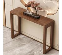 ZGNMK Entryway Console Table, Sofa Tables, Entry Hallway Table with Thicker Desktop, Behind Couch Tables for hallway Foyer(Walnut,160x40x85CM)