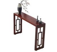 ZGNMK Tavolo da Console, tavolo consolle Tavolino Vintage, Mobile Ausiliario in Legno, tavoli da divano per Soggiorno, Ingresso, Corridoio, Bianco(Walnut,100x30x75cm)