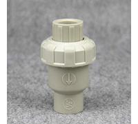 ZGPOSQKZSC 1 Irrigation tubing 5pcs PPH One-Way Valve 20 25 32 40 50 63mm Inner Diameter Check Valve Check Valve Stop Valve PPH Pipe Fittings Pipe Garden Irrigation System