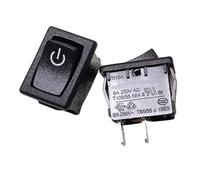 ZGPOSQKZSC 1pc feet since the reset 6 a / 250 v ship type switch R19A 15 * 21 mm