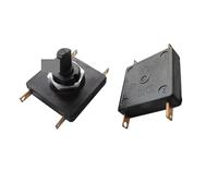 ZGPOSQKZSC 1pc Square 25 * 25 3410 T125 Rotary switch 4 pin 4 gear (OFF-0N-ON-ON) cooker switch 10A250V