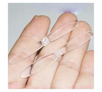 ZGPOSQKZSC 2 pezzi 66 mm eliche trasparenti for droni CCW/CW pezzi di ricambio 1,2 mm for RC Quadcopter piccola ZGPOSQKZSC