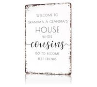 ZGPOSQKZSC Distressed Tin Sign Town Zones Map Illustration Wall-Art for Apartment Studio Hallway Sunroom 8 X 12 in