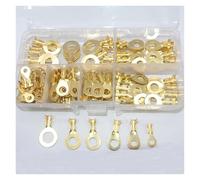 ZGPOSQKZSC Kit assortimento di 150 connettori ad anello, occhielli ad anello, connettori for cavi a crimpare in rame non isolati M3/M4/M5/M6/M8/M10