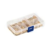 ZGPOSQKZSC Kit assortimento di 150 connettori ad anello, occhielli ad anello, connettori for cavi a crimpare in rame non isolati M3/M4/M5/M6/M8/M10 con scatola