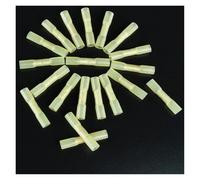 ZGPOSQKZSC Kit da 20 pezzi BT3 connettori elettrici termorestringenti isolati gialli, terminali for cavi a crimpare, 4,0 mm2 AWG12-10