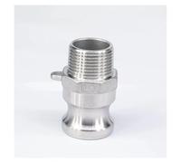 ZGPOSQKZSC Raccordo Camlock tipo F in acciaio inossidabile 304 con filettatura maschio da 3/4" e giunto a camma e scanalatura ZGPOSQKZSC