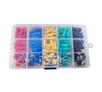 ZGPOSQKZSC Set di connettori for cavi da 120 pezzi, comodo ed efficiente set di terminali for cavi, capicorda rotondi for auto