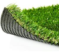 ZGR - Erba artificiale di alta qualità, 9 x 20 cm, tappeto erboso spesso realistico da 3,5 cm, per giardino, cortile, prato finto, tappetino in erba sintetica per cani, atossico, retro in gomma con