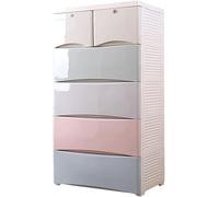 ZGSSOPTU Cassettiera multistrato ispessita larga 60 cm per riporre giocattoli, oggetti vari (colore misto, 3 strati)