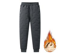 ZGSYH Pantaloni da Neve Unisex, Pantaloni da Neve Impermeabili Foderati in Pile Taglie Forti 2024, Pantaloni da Neve Casual da Sci, Pantaloni Sportivi Caldi per Uomo e Donna (Colore : Gray1, Size :