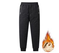 ZGSYH Pantaloni da Neve Unisex, Pantaloni da Neve Impermeabili Foderati in Pile Taglie Forti 2024, Pantaloni da Neve Casual da Sci, Pantaloni Sportivi Caldi per Uomo e Donna (Colore : Black1, Size :
