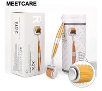 ZGTS Derma Roller 192 aghi 0.2mm Sistema di Microneedling Dermaroller Punte per Dermaroller Penna Dermica per Cura del Viso e dei Capelli