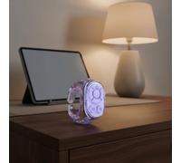 ZGUZMCMK Bluetooth Telecomando Anello Digitale Dispositivo Telefono Controller Dito Pulsante Scatto Struttura in Silicone E PC Uso Multi Funzione per Pagine, Viola