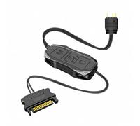 ZGUZMCMK Controller ARGB Cablato con Pulsanti Senza Software Controller ARGB con Connettore 3 Pin Ampiamente Compatibile per, Trasmissione in Diretta, Nero