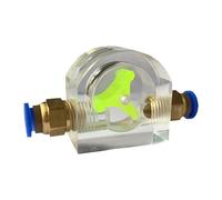 ZGUZMCMK Indicatore di Flusso d'Acqua da 8 Mm Kit per di Raffreddamento a Liquido Installazione Semplice Misuratore di Flusso d'Acqua per Compu, Type a
