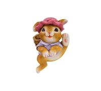 ZGUZMCMK Mini Statuetta Decorativa da Appendere per Giardino, Realizzata in Resina con Un Design Grazioso E Texture Dettagliate, Ideale per Vasi di Fiori, Acqu, Coniglio
