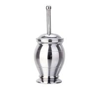 ZGUZMCMK Mortaio Manuale Resistente | Stabile, Mortaio in Acciaio Inox, Efficiente, Utensile da, per Preparazione Dei Cibi, Grande