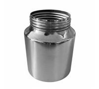 ZGUZMCMK Spray Nozzle Container Accessorio Spruzzatore Recipiente Verniciatore Sostituzione Compatibile con Elettriche Apertura Pratica Adatto a Artigiani Casa, 800ML, Aluminum Alloy Pot