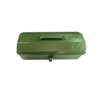 ZGUZMCMK Valigetta Portautensili Portatile in Metallo, Contenitore per Attrezzi, Organizer, Custodia per Utensili con Robusta Maniglia per Il Trasporto, Verde