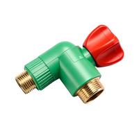 ZGUZMCMK Valvola Angolare con Ingresso Acqua Calda E Fredda Valvola di Arresto per Lavello Bagno Cucina Valvola a Sfera con Comando Rapido Valvola a Gomito per, Style B