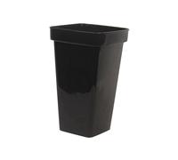 ZGUZMCMK Vaso/secchiello per Fiori Moderno con Un'esclusiva Apertura Quadrata. Facile Da Pulire. Realizzato in PP. Perfetto Come Portafiori per Bouquet Da, Nero Taglia S