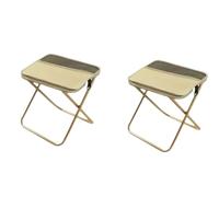 ZGWRYI Mini Sgabello Pieghevole per Campeggio - Con Borsa da Trasporto a Cerniera - Ideale per Viaggio, Spiaggia, Pesca All'aperto e Adulti(Khaki,26 * 24 * 24cm)