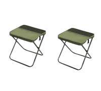 ZGWRYI Mini Sgabello Pieghevole per Campeggio - Con Borsa da Trasporto a Cerniera - Ideale per Viaggio, Spiaggia, Pesca All'aperto e Adulti(Black,26 * 24 * 24cm)