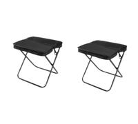ZGWRYI Mini Sgabello Pieghevole per Campeggio - Con Borsa da Trasporto a Cerniera - Ideale per Viaggio, Spiaggia, Pesca All'aperto e Adulti(Green,26 * 24 * 24cm)