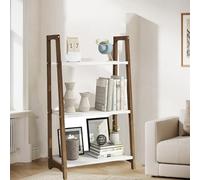 ZGWRYI Scaffale a scala in bambù a più livelli,libreria aperta trapezoidale,portafiori indipendente,ideale for bagno,camera da letto,ufficio,studio(Brown,70 * 30 * 90cm)