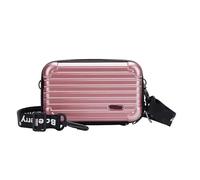 ZGXNYI Borsa a tracolla rigida a righe - Organizer for trucco leggero da donna for PC, borsa a regolabile(Color 08)