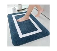 ZGXNYI Zerbino Ingresso Esterno Tappetino Da Bagno Assorbente, Tappeto, Doccia, Antiscivolo, Camera Letto(Blue 2,51x81cm)