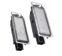 ZGXWVRD Luci Targa Auto Compatibile Con Clio 4 2012-2019 Per Megane 3 2008-2016 Per Twingo 3 2014-2021 2 Luci Targa Da 12 V Per Auto