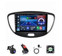 ZGYBDH Android 12 Doppio Din Autoradio Radio Touch Screen da 9 Pollici per Hyundai i10 2007-2013 con Bluetooth FM WiFi SWC Android Auto Carplay Navigazione GPS AHD Telecamera per la retromarcia (T1 1