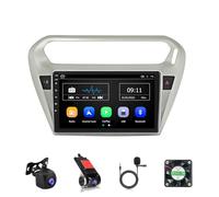 ZGYBDH Android 14 Doppio Din Autoradio Radio Touch Screen da 9 Pollici per Peugeot 301 2013-2016 con Bluetooth FM WiFi SWC Android Auto Carplay Navigazione GPS AHD Telecamera per la retromarcia (Y400