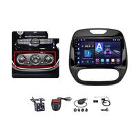 ZGYBDH Autoradio Android 12 per Renault Ka-ptur Captur 2016-2019 Lettore multimediale per auto da 9 pollici Carplay integrato Comandi al volante Android Auto 4G WiFi Bluetooth 5.0 con telecamera di b