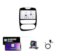 ZGYBDH Autoradio stereo Android 15 per Renault Clio 4 2016-2019 | Schermo touch da 9" | CarPlay e Android Auto | Navigazione GPS integrata | 4G/WiFi | Plug & Play | Comandi al volante
