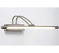 ZH-VBC Lampada Applique Bagno Classico, LED Lampada da Specchio Lampada da Parete, Vintage Acrilico Bagno Camera da Letto Armadietto A Specchio Toletta, Nichel Spazzolato,WarmLight-45cm