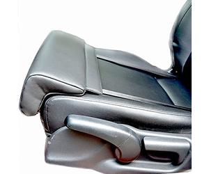 ZH-VBC Supporto per Le Gambe per La Modifica del Seggiolino Auto, Prolunga per Seggiolino Auto, Cuscino per Il Sedile del Conducente Dell'auto Prolunghe per Le Gambe della Sedia,Black