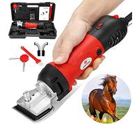 ZH-VBC Tosatrice per Cavalli, 690W Tosatrice Elettrica Professionale per Cavalli, Elettrico Tosatrice per Cavalli Capra Pony Bovini con 6 Livelli di Regolazione della velocità