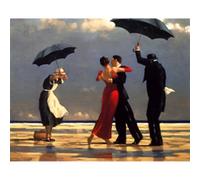Zhadongli Art Jack Vettriano Ritratto Dipinto Ad Olio Su Tela Stampata Poster E Stampa Immagini A Parete Opere D'arte Home Decor per Soggiorno 40x50cm(16x20in) Senza Cornice