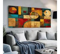 Zhadongli Art Stampe artistiche su tela senza cornice, poster, opere d'arte moderne astratte per soggiorno, camera da letto, sala da pranzo, dipinti, 70x140 cm (28x55 pollici) senza cornice