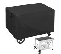 Zhadyu Copertura per Carrello Griglia BBQ,Copri Polvere per Carrelli Barbecue - Tessuto Oxford Resistente al con Maniglie Laterali per Giardino Terrazzo Prato Spiaggia Spazi Aperti Appassionati di
