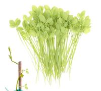 Zhadyu Legami per Piante da Giardino | 50 Pezzi di Legacci A Forma di Foglia per Supporto,Cinghie Riutilizzabili Fissaggio,per Giardinaggio Interno Esterno Recinzioni Piante Rampicanti Ortaggi Frutta