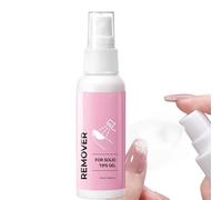 Zhadyu Rimuovi Colla per Unghie Finte - Rimozione Gel Solido,Spray Rimuovi Unghie Finte 55ml per Principianti in Manicure Design a Punta Francese per Uso in Spa Salon Casa e Viaggio