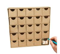 Zhadyu Scatole Conto Alla Rovescia Riempibili,Arte Decorativa | Scatola Vuota per Conto alla Rovescia da Riempire,per Piccoli Giocattoli Dolciumi Gioielli Bambini e Ragazzi