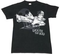 ZHAIMAORIJI Vintage Death The Kid Soul Eater Anime Manga Men T-Shirt Tee Black L